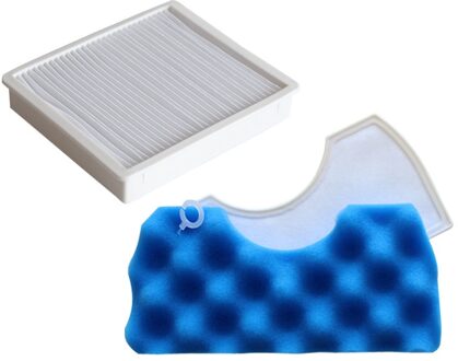 1 Set Blauwe Spons Hepa Filter Kit Voor Samsung DJ97-01040C SC43 SC44 SC45 SC47 Serie Robot Stofzuiger Onderdelen Auto vacuüm 1 reeks