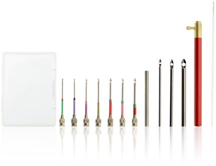 1 Set Borduurwerk Stiksels Punch Naalden Vilten Punch Naalden Borduurwerk Porren Kruissteek Gereedschap Haak 777 14 stuk reeks