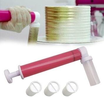 1 Set Cake Spuitpistool Taart Airbrush Coloring Spuit Stofdoek Handleiding Gieter Cake Decorating Gereedschap Keuken Bakken Tools Roze