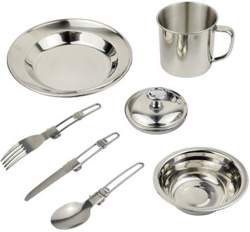 1 Set Camping Kookgerei Draagbare Koken Apparatuur Outdoor Camping Kookgerei