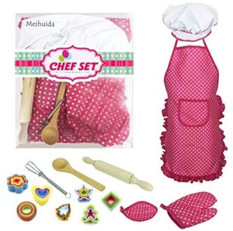 1 set Chef Rollenspel Kostuum Dress Up Set Met Realistische Accessoires kid Keuken Accessoires Set Cookies Speelgoed