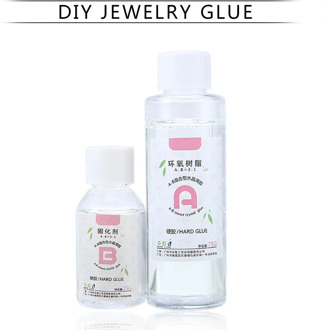 1 Set Clear Resin Epoxy High Adhesive AB Crystal Glue Resin Jewelry Making Castings Crafts DIY Handmade 100g