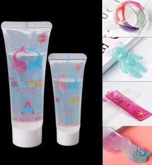 1 Set Clear Resin Epoxy Hoge Zelfklevende 3:1 Ab Lijm Wit Voor Diy Sieraden Maken