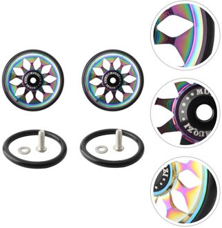1 Set Cnc Wiel Vouwfiets Aluminium Legering Wiel Compatibel Met Brompton kleur
