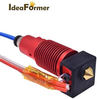 1 Set CR10 Extruder Hotend J-Head Kit Met 0.4/1.75Mm Nozzle + Siliconen Cover + 1meter Ptfe Buis 12/24V Verwarming Kit 3D Printer Deel 24V 0.4-1.75mm / CR10 Updated