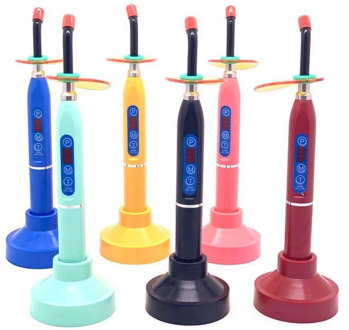 1 Set Dental 10W Wireless Cordless LED Curing Light Lamp Machine 2000MW for Dentist