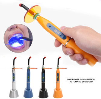 1 Set Dental 5W Wireless Cordless LED Curing Light Lamp 1500mw Dentistry Equipment for Dentist