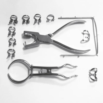 1 set Dental Rubber Dam Perforator Puncher Teeth Care Pliers Dentist Lab Device Instrument Equipment
