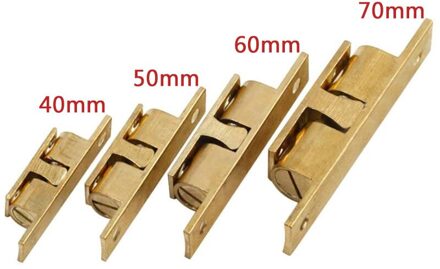 1 Set Deurslot Touch Latch Kasten Interlock Schakelaar Chassis Kast Lente Bal Locker Verstelbare Messing Deur Gesp 60mm
