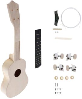 1 Set Diy Gitaar Levert Zelf Monteren Ukulele Kit Hand Schilderen Gitaar Muziekinstrument