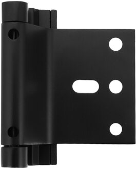 1 Set Duurzaam Aluminium Gezicht Frame Montage Meubels Scharnieren Met Schroeven zwart