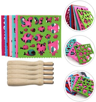 1 Set Duurzaam Naald Vilt Applique Mold Tool Kit Naald Vilt Beginner Tool Set