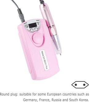 1 Set Elektrische Nail Boor Manicure Pen Uv Gel Verwijderen Schuren Buffer Pedicure Machine Nail Polijstmachine Met 6 Bits Polijsten heads EU plug