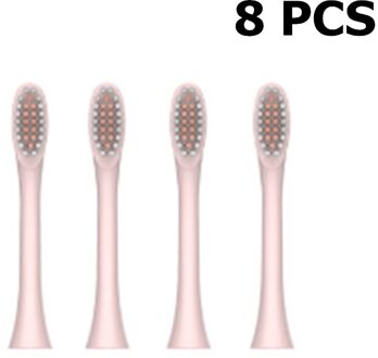 1 Set Elektrische Tandenborstel 6 Modi Diepe Reiniging Waterdichte Draagbare Reizen Volwassenen Tandenborstel Met 4 Opzetborstels 06 8stk brush hoofd