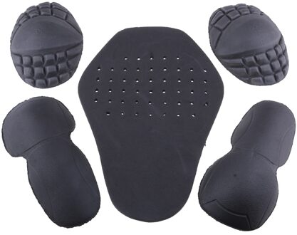 1 Set Eva Motorfiets Jas Insert Armors Beschermende Gear Omvatten 1 Terug Pads 2 Ellebogen 2 Schouders Motocross Apparatuur Protector