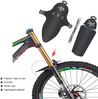 1 Set Fietsen Mtb Mountainbike Fiets Voor + Achter Spatlap Spatbord Fenders Fiets Spatbord In Regenachtige Dagen