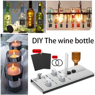 1 Set Glazen Fles Cutter Snijden Dikte 2-10Mm Rvs Beter Snijden Control Creëren Glas Sculpturen HG99 stijl 2