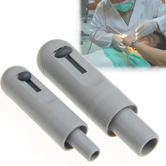1 Set Grey Universal HVE Level Valve Saliva Swivel Sucker Suction Handle Dental Tools
