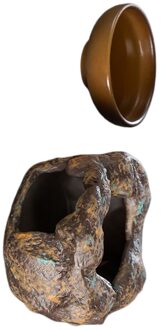 1 Set Grof Keramische Cup Kaars Verwarmt Theepot Kachel Creatieve Thee Warmer