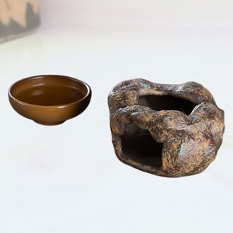 1 Set Grof Keramische Cup Kaars Verwarmt Theepot Kachel Creatieve Thee Warmer