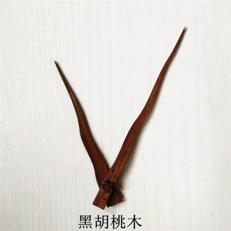 1 set Grote Muur Quartz Klok Zwarte walnoot Massief Houten handen Creatieve DIY pointers Reparatie Vervanging Gereedschap voor 12 inch klok B