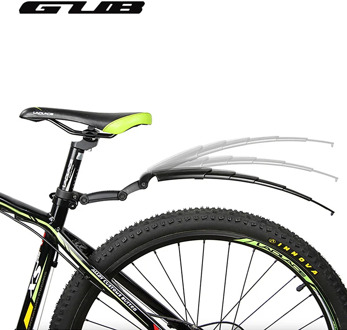 1 Set GUB Telescopic Bicycle Fenders Retractable MTB Bike Mudguards PA Environmental Material Bicycle Front Rear Fender