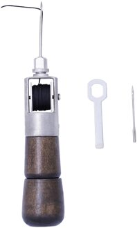 1 Set Hand Naaimachine Leer Naaien Tool Lederen Gewaxt Draad Voor Leer Craft Rand Stiksels Riem Strips Schoenmaker Gereedschap