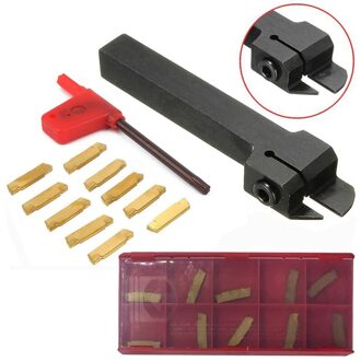 1 Set Holder Boorbaar met 10pcs MGMN200-G Inzetstukken Sleutel voor Draaibank Draaien Gereedschap UD88