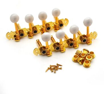 1 Set Mandoline Machine Heads Tuners Tuning Keys Pinnen Voor Mandoline Instrument Gouden R/L