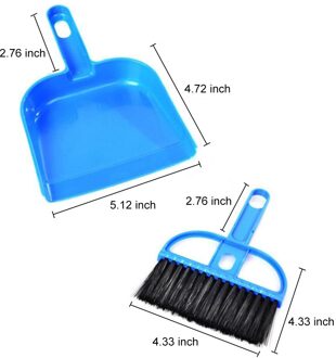 1 Set Mini Desktop Toetsenbord Sweep Reinigingsborstel Kleine Bezem Stoffer Plastic Schoon Gereedschap FBS889