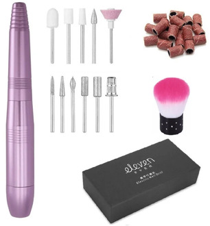 1 Set Mini Electric Nail Drill Pen Manicure Machine Portable Nail File Drill Grinder Manicure Pedicure Tools Nail Art Equipment