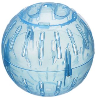 1 Set Mini Plastic Huisdier Knaagdieren Muizen Jogging Bal Speelgoed Hamster Gerbil Rat Oefening Ballen Spelen Speelgoed blauw