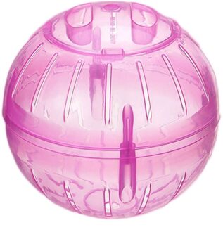 1 Set Mini Plastic Huisdier Knaagdieren Muizen Jogging Bal Speelgoed Hamster Gerbil Rat Oefening Ballen Spelen Speelgoed rood