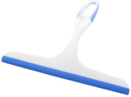 1 Set Multifunctionele Afneembare Glas Wisser Zuigmond Scrubber Window Cleaner Borstel Kit Autoruit Voorruit Cleaning Blauw