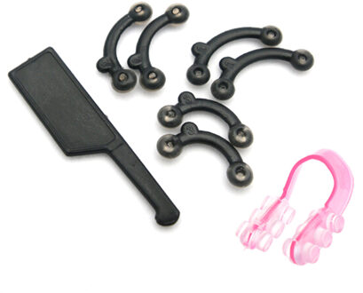 1 Set Nose Up Lifting Shaping Clipper Shaper Bridge Straightening Beauty Neus Clip Corrector Massage Tool 3 Maten Geen Pijn