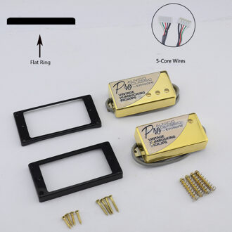 1 Set Originele Echt Epi Standaard Pro Gitaar Alnico Humbucker Pickup Nikkel/Goud Cover Gitaar Accessoires Blauw