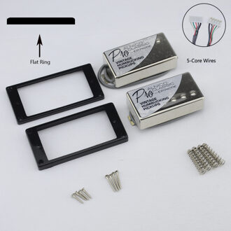 1 Set Originele Echt Epi Standaard Pro Gitaar Alnico Humbucker Pickup Nikkel/Goud Cover Gitaar Accessoires Rood