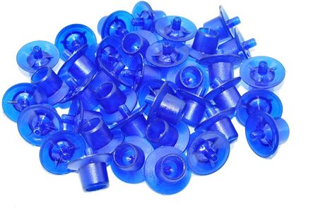 1 Set Plastic Koningin Opfok Frame Kit Met Jzbz Mobiele Bar Mobiele Houder Bijenteelt Apparatuur 60stk Cups blauw