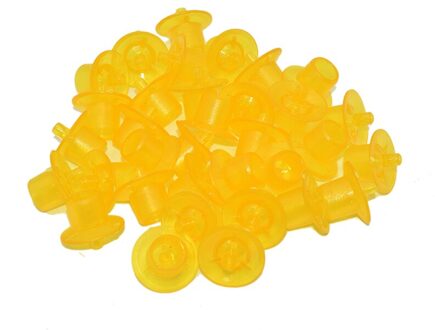 1 Set Plastic Koningin Opfok Frame Kit Met Jzbz Mobiele Bar Mobiele Houder Bijenteelt Apparatuur 60stk Cups geel