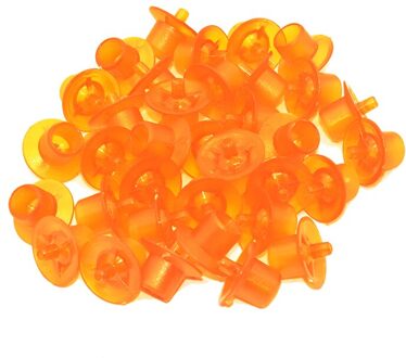 1 Set Plastic Koningin Opfok Frame Kit Met Jzbz Mobiele Bar Mobiele Houder Bijenteelt Apparatuur 60stk Cups oranje