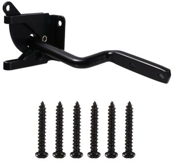 1 Set Post Mount Automatische Zwaartekracht Hendel Ijzer Zwaartekracht Hendel Voor Hout Hek Zwembad