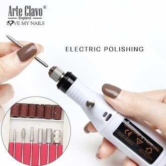 1 Set Professionele Elektrische Nagel Boor Machine Manicure Pedicure Boor Set Keramische Nagelvijl Nail Boor Apparatuur Gereedschappen