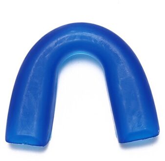 1 Set Professionele Shock Sport Gebitsbeschermer Mouth Guard Tanden Te Beschermen Voor Boksen Basketbal Top Grade Gum Shield blauw