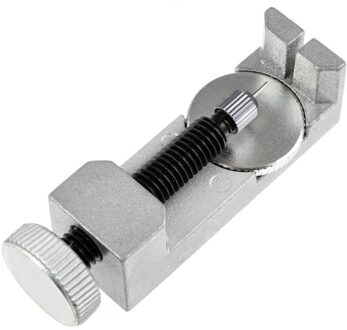 1 Set Professionele Watch Band & Armband Link Remover Verstelbare Met Metalen 3 Pins Horloge Reparatie Kits Voor Horlogemaker Reparatie gereedschap Zilver