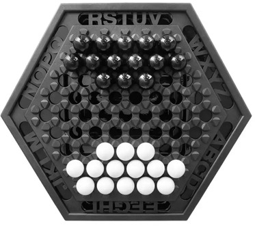 1 Set Push Chess Game Prime Abalone Table Game Push Chess Game Strategy Chess Game for Boy Girl