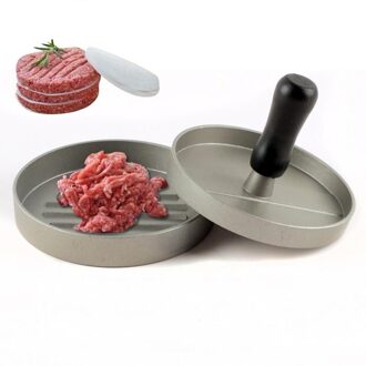 1 Set Ronde Vorm Hamburger Druk Aluminium 11 Cm Hamburger Vlees Rundvlees Grill Burger Druk Patty Maker Mold Hamburger mold