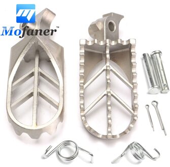 1 Set Rvs Motorcycle Voetsteun Rest Pedaal Voor Yamaha YZ85 YZ125 YZ250 YZ450F WR250F