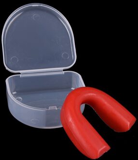 1 Set Shock Sport Gebitsbeschermer Mouth Guard Tanden Te Beschermen Voor Boksen Basketbal Top Grade Gum Shield 4