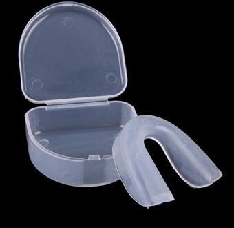 1 Set Shock Sport Gebitsbeschermer Mouth Guard Tanden Te Beschermen Voor Boksen Basketbal Top Grade Gum Shield 5