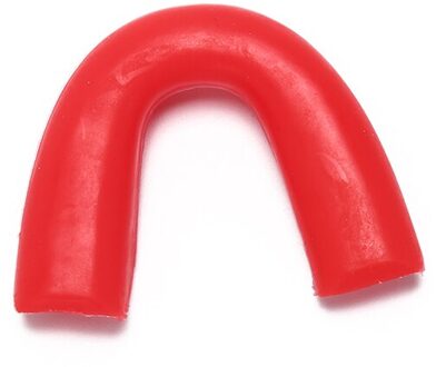 1 Set Shock Sport Gebitsbeschermer Mouth Guard Tanden Te Beschermen Voor Boksen Basketbal Top Grade Gum Shield rood